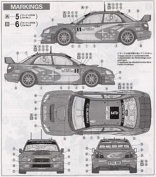 1/24 Subaru Imparez WRC Monte Carlo 2005 24281