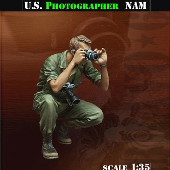 1/35 Vietnamske Vojne Področju Reporter Fotograf Smolo Vojak