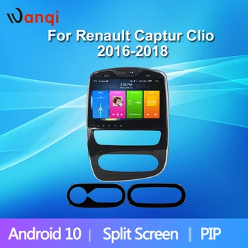 10.1 inch Android 10 Avto GPS Navigacija Radio Enota Predvajalnik za 2016-2017 2018 Renault Clio Digitalni/Analogni podporo OBD2 ŠT DVD