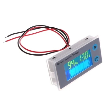 10-100V Univerzalno Zmogljivost Baterije Voltmeter Tester LCD Avto Svinčevi Kazalnik Digitalni Voltmeter Napetost Tester Monitor