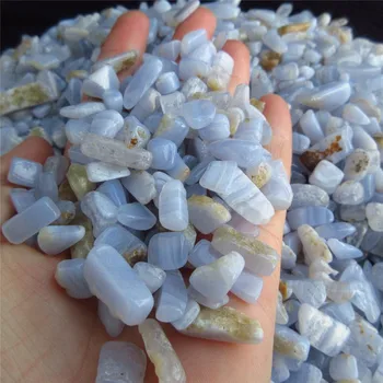100 g Naravnih Padle baby Blue Čipke Agate Gramoz Quartz večino Crystal Rock Žetonov