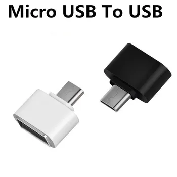 100 kozarcev/Digitalne Podatke, Novi Standard Mikro USB Na USB OTG Mini Adapter Pretvornik za Android Mobilni telefoni Dodatki Vrh, Prodaja