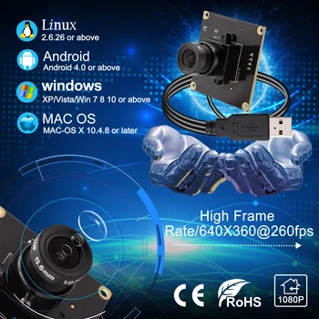 1080P 60fps Modula Kamere CMOS OV4689 Full HD Usb Mini kamera odbor Windows, Android, Linux, MAC USB Webcam