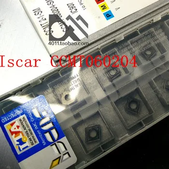 10PCS Iscar CCMT060204 ic 907 Karbidne trdine vstavi CNC rezilo orodje, stružnica