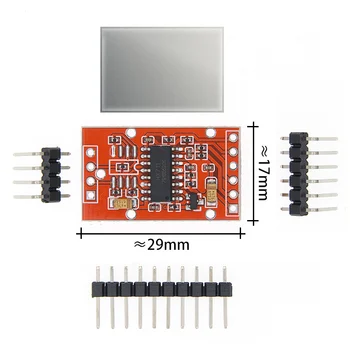 10pcs/veliko HX711 Dual-channel 24-bit A/D Pretvorbe Mase Senzor Modul s Kovinskimi Shied Brezplačna Dostava