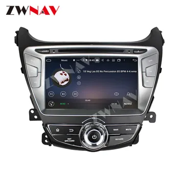 128GB Brezžični Carplay Android Zaslon Predvajalnik Hyundai ELANTRA 2011 2012 2013 GPS Navigacija Auto Radio Audio Stereo Vodja Enote