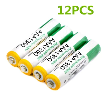 12pcs/veliko, Velike zmogljivosti, 1350mAh 1,2 V AAA polnilne baterije za otroške igrače AAA NiMH polnilne baterije