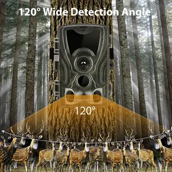 16MP 1080P Lovska Kamera za Nočno gledanje Pot Fotoaparat Zunanji Digitalni Nepremočljiva Video Kamero Divje Živali Ir 2G 3G 4G