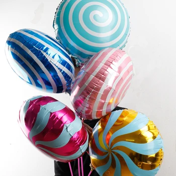 18 inch Pisane Bonbone Folija Baloni Vetrnica/Lollipop Helij Baloni za Rojstni dan Patry Okraski Baby Tuš svate Ponudbe