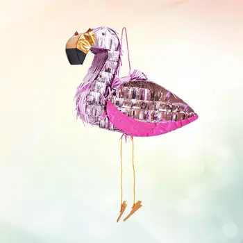 1pc Pinata Aluminijasto Folijo Flamingo Obliko Igrače, Igre, Rekviziti Sladkorja Premagal Ustvarjalne Pisanih Dekoracijo za Otroke Rojstni dan