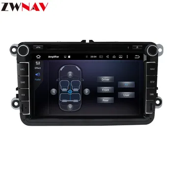 2 Din Avto Multimedia Player Android 9.1 Avto Radio Skoda/Seat/Vw/VW/Passat b7/POLO/GOLF 5 6 DVD GPS avdio snemalnik