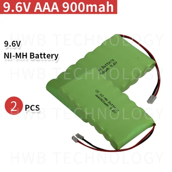 2 KOS/veliko Original Nove baterije za polnjenje Ni-MH ZA 9,6 V, 800mAh Ni-MH bateriji AAA Polnilni Baterijski Paket S Čepi Brezplačna Dostava