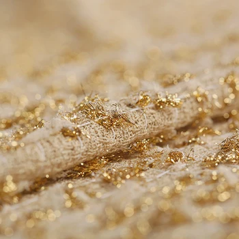 2019 golden desert mehko tkanje tweed tkanine za plašč božič tissus au meter telas bazin riche getzner tissu tecido tela DIY