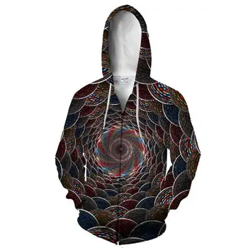 2019 hoodies dos homens frio artes 3D Zadrgo Kapuco Camisolas Homens Zip Gor Hoodie Marca Puloverju s Kapuco de Veludo dostava