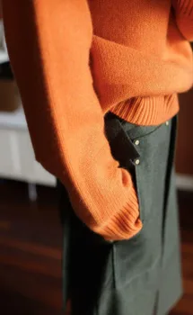 2019 nove zimske Visoko-kvaliteten Dvojni zadebelitev svoboden turtleneck kašmir pulover ženski pulover kašmir puloverju pulover