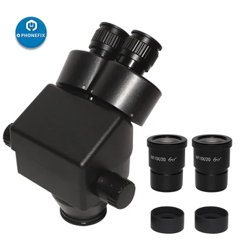 2020 Black 7X-45X 3,5 X-90X Simul-Osrednja kateri je daljnogled Mikroskopom Stereo Zoom Mikroskop, Vodja + 0.5 x 2.0 x Pomožne Objektiv Telefon Popravila