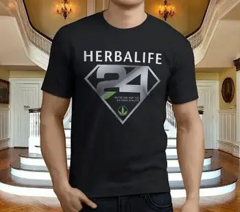 2020 Moške Novo Priljubljeno Herbalife Prehrana 24 Moške Black Print majica s kratkimi rokavi Top Kolo Motokros Jersey