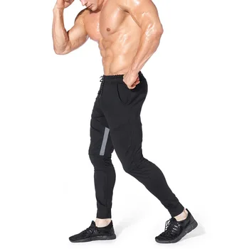 2020 novo joggers sweatpants hlače za moške telovadnici fitnes sweatpants jogger moške mode za šivanje barva tesen jogging hlače