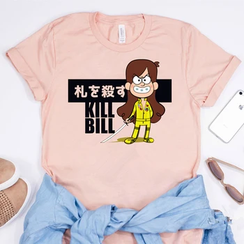 2020 Smešno Mabel Graphic Tee Filma Kill Bill Zgleduje T-shirt Luštna Dekleta Majica Parodija Anime Risanke Srajce Ulzzang Ženske Majice