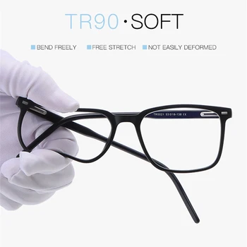2020 Trending Modra Svetloba Blokiranje moška Očala Gaming TR90 Matte Black Anti Očala Ray Ženske Pregleden način Očala