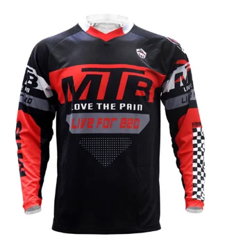 2021 Moto MTB Jersey Gorska kolesarska Oblačila, Kolesarska majica s kratkimi rokavi DH MX Kolesarjenje Majice Offroad Križ motokros Obrabe