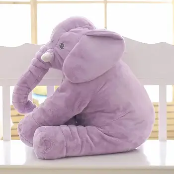 2021 Novih 40*60 cm Višina Velikih Plišastih Slon Lutka Igrača Srčkan Polnjene Slon Spanje z baby Doll Božič Darilo