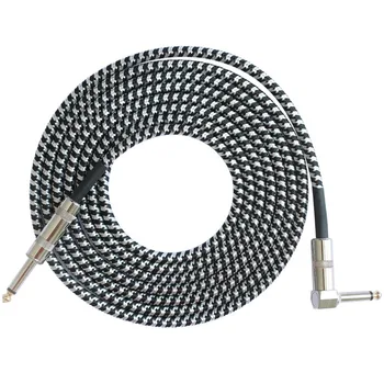 2021 NOVO Mono Jack Kitare Kabel Audio Moški-Moški Kabel Žice Kabel Baker Ravno Pletenje, 6,35 mm Vtič za Električno Instrumenti