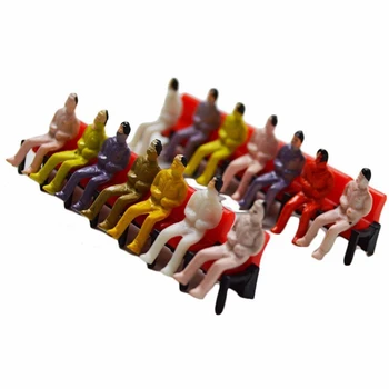 20pcs 1:75 obsegu model kino stol igrače miniature rdeče koncert sedeži za diorama majhen, arhitekturo, film, gledališče pokrajino, zaradi česar