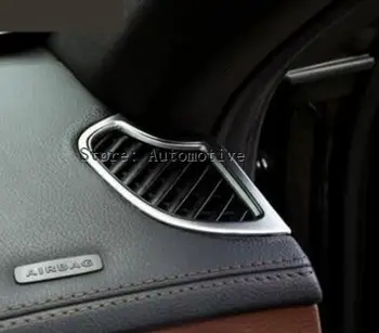 2pcs ABS Chrome nadzorno ploščo klimatske naprave Vtičnico Kritje Trim Za Mercedes Benz W222 S Razred 600 500 400 350 Avto-styling