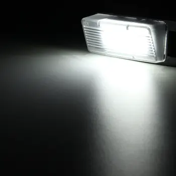 2Pcs Bela LED Tablice Luči Zamenjava Za NISSAN 350Z 370Z GTR Za INFINITI G25 G35 G37