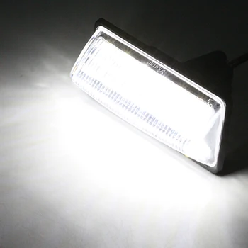 2pcs/veliko 12V Avtomobilska LED Številko registrske Tablice Svetlobe 18 SMD Super Bela Lučka za Nissan TEANA/SYLPHY/SENTRA/NV350/SUNNY