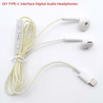 2pcs/veliko TIP-C Digitalni Audio Vtič Priključek DIY Digitalni Audio Slušalke Vzdrževanje TIPA C do 3,5 Adapterjem