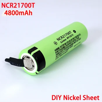 3,7 V NCR21700T 4800mAh li-lon baterij 21700 15A 5C Stopnja Praznjenja ternary Električni Avtomobil litijeve baterije DIY Nikljeve plošče,