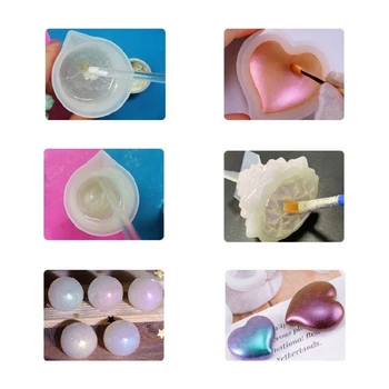 30 Barv Kozmetični Razred Pearlescent Naravnih Mica Mineralnih Prahu Epoksi Smolo Dye Pearl Pigment DIY Nakit Obrti, Izdelava Pribora