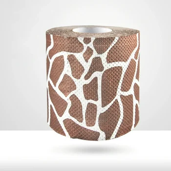 30 m/Paket 60m Žirafa Linije Design Natisnjena Zdravega Obraza Papir, Toaletni Robčki Roll WC Debelo