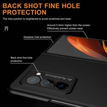 360 Classy Zasnovan Težko Shockproof Primeru Telefon Za Samsung Galaxy Ž Fold2 5G Mat Zadnji Pokrovček Za Samsung Krat 2 Ultra Tanek Etui
