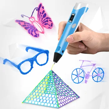 3D Pero DIY 3D Tiskanje Peresa Z LED Zaslon PLA Žarnico, Ustvarjalne Igrače, Darila Za Otroke, Oblikovanje, Risanje darilo za Rojstni dan Izobraževalne Igrače