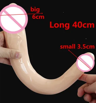 40*6 cm dvojni dildo analni dolgo realističen dildo, lezbijke, velike črne in meso dildos za ženske dobro realiste sex igrače za ženske