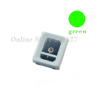 4000pcs/veliko LED lučka zelene kroglice SMD 2835 ZA 0,2 W Super označite light-emitting diode