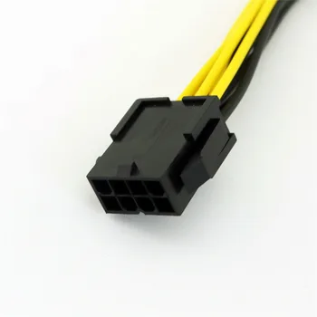 5pcs PCI-E 6+2 Pin 8 Pin za Dvojno PCI-E 6 Pin Priključek za Napajanje Adapter Y Razdelilno Kabelsko PCI Express Kabel 22 cm