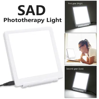5W ŽALOSTNO LED Fototerapijo Svetlobe 10000 LUX Bionic-Dnevni Afektivne Motnje USB LED Svetilke Olajšave Ravnodušan Utrujeni Terapija Luči