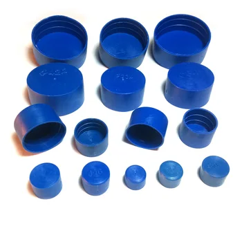 6.3-355.6 mm cev vstavite konec modra PE plastičnih cevi zunanji pokrov prirobnice skp nit zaščitnik Zaščitne Kape za prirobnico skupno