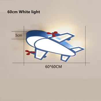 60 cm Letalo led stropna luč razsvetljava za sobo, spalnica dekor vir vgrajena svetilka zrakoplova otrok svetilke svetilke