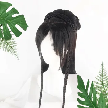 80 cm Kitajske Tradicionalne Hanfu Lase Cosplay Za Ženske Hanfu Headdress Smešno Devica Cosplay Princesa Pokrivala Letnika Fotografije