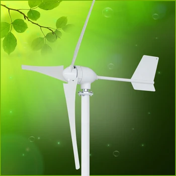 800W/1000W Wind Turbine Generator AC 24V/48V 5 ali 3 Rezilo 900 mm Nizka Hitrost Vetra Vetrnica , z vetrom polnjenje krmilnik
