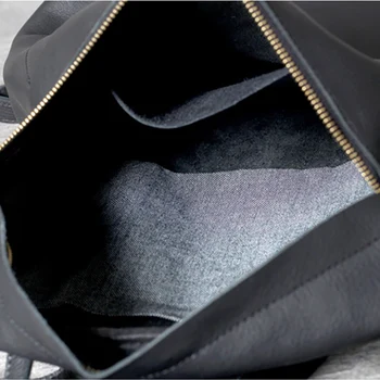 AETOO Glavo-plast cowhide minimalističen design, dvojna torba enostaven nahrbtnik moški in ženske ročno usnje vreča
