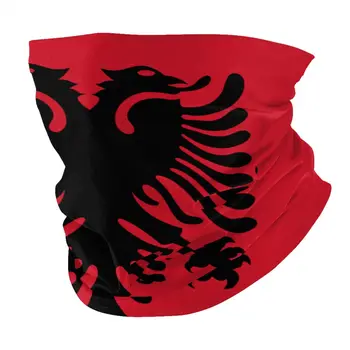 Albanija Zastavo Obraz Šal Z 2 Kos Filter Večnamenski Headscarf glavo jahanje masko