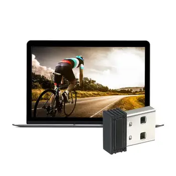 ALLOYSEED Mini ANT+ Ključ ANT+ USB Adapter 5 metrov domet za Garmin Zwift Wahoo Bkool za kolesarjenje