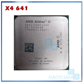 AMD Athlon II X4 641 X4 641X X4-641X X4-641 2.8 GHz 100W Quad-Core CPU Procesor AD641XWN43GX Socket FM1/ 905pin