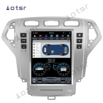 Android 9.0 Tesla Avto GPS Navi večpredstavnostnih Za Ford Mondeo Fusion MK4 2007-2010 auto stereo radio magnetofon Št DVD vodja enote